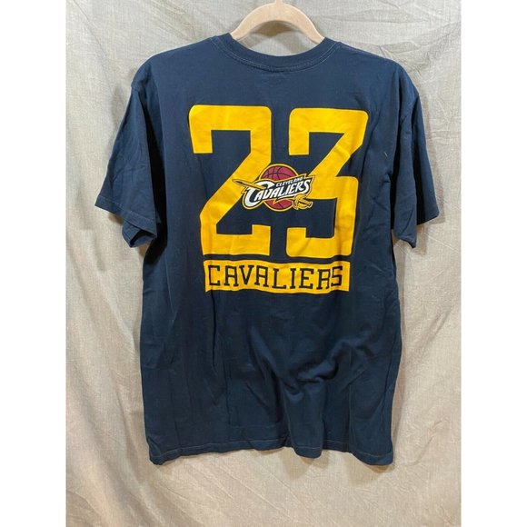 Lebron James 23 Shirt Adult Large Blue Clevland Cavilers NBA Pullover Tee Mens - Picture 5 of 8